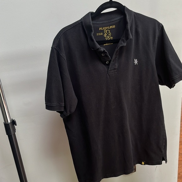 Pleepleus Polo Shirt Short Sleeve Size Large Monkey Logo - Picture 11 of 16